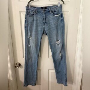 Hollister California Men’s Ripped Slim Straight advanced stretch W34/L34